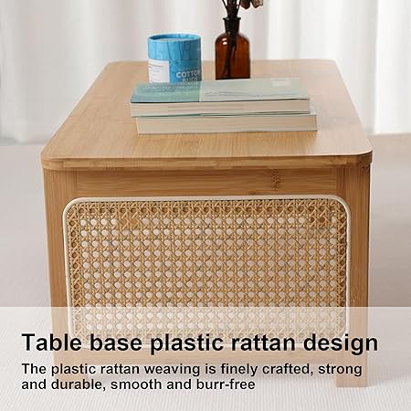The Kyoto Rattan Coffee Table | Japanese-Inspired Design