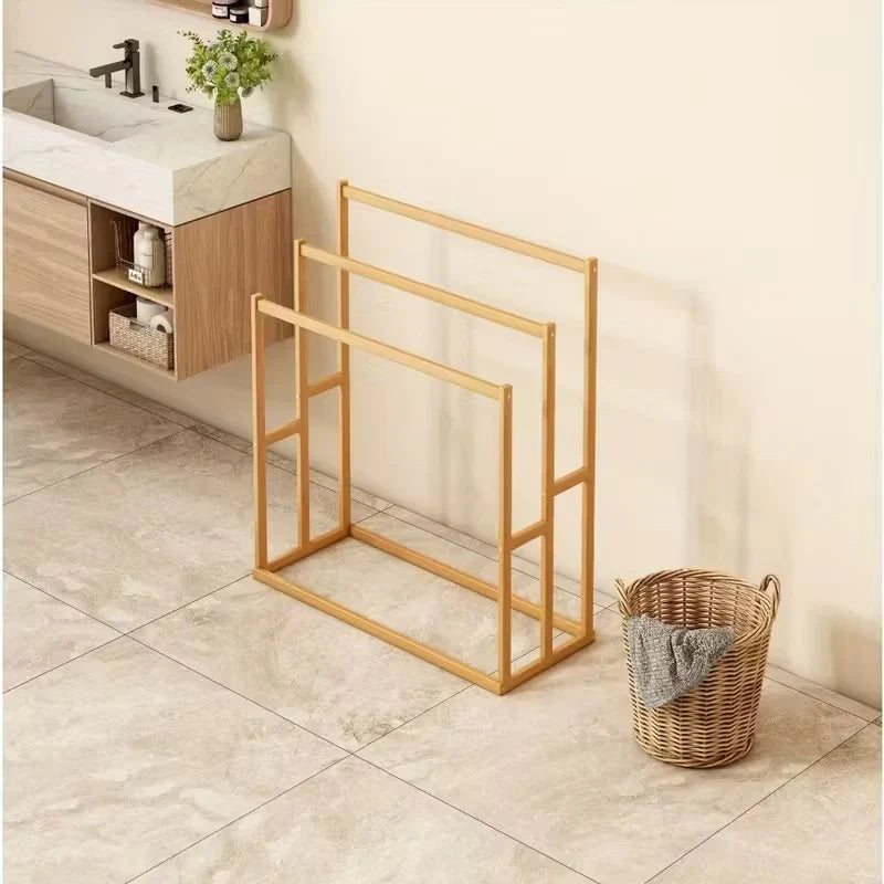 The Bamboo Three-Tier Towel Stand | Freestanding