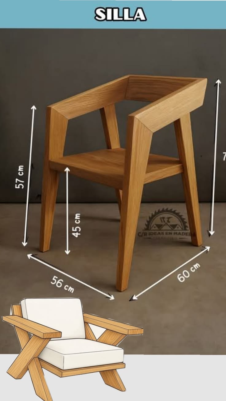 The Minimalist Rattan-Seat Chair | Handcrafted Solid Wood