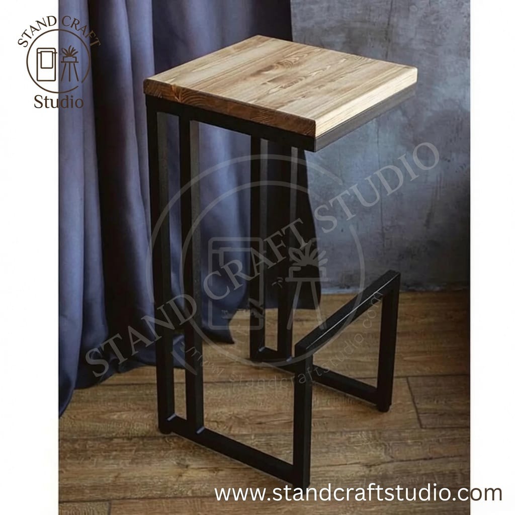 The Loft Bar Stool | Solid Wood