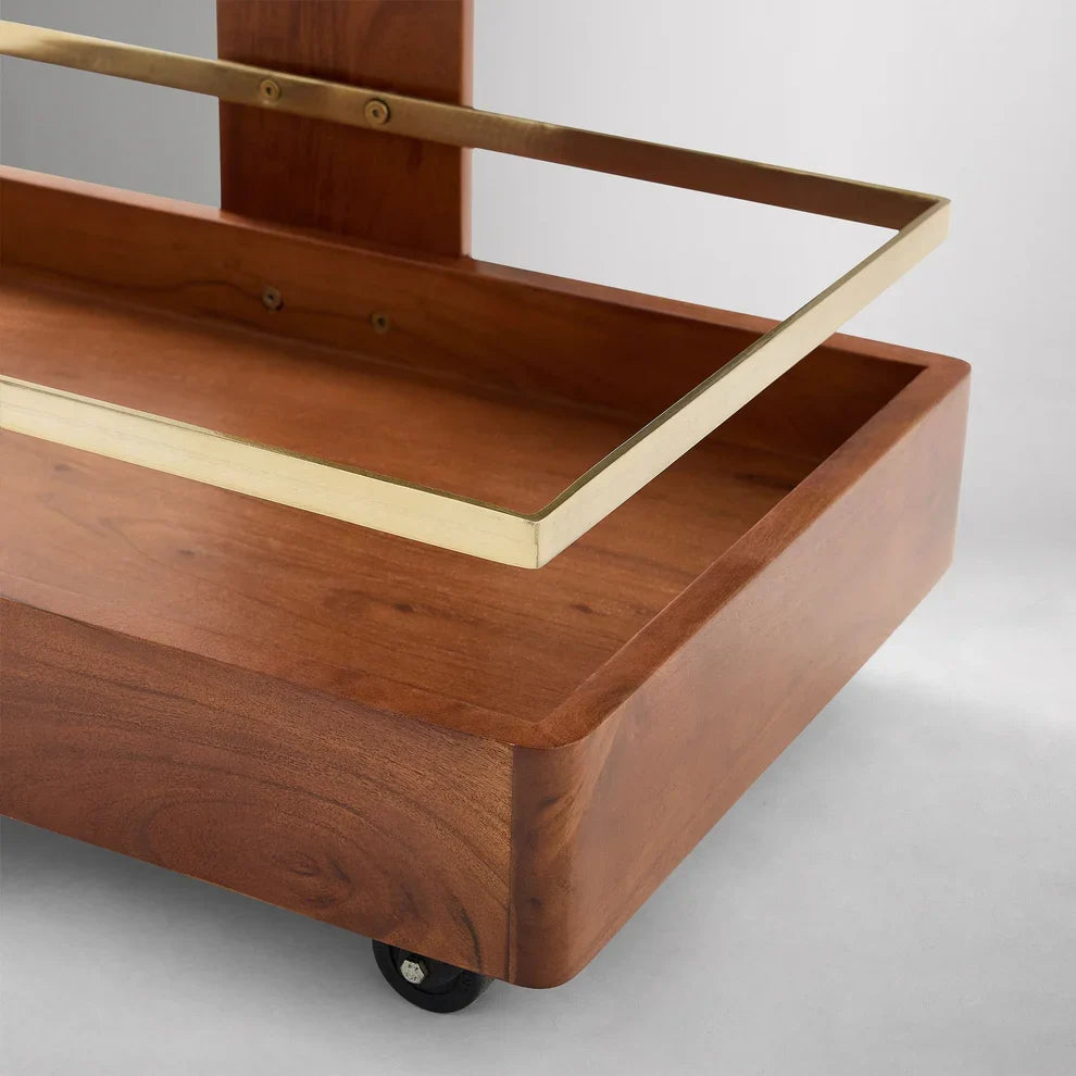The Craft Cart | Two-Tier Wooden Storage