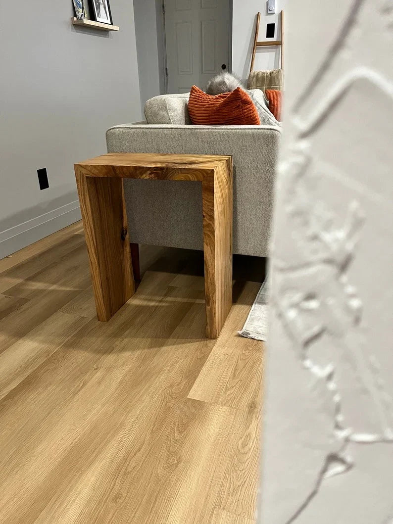 The Minimalist Waterfall End Table | Sheesham