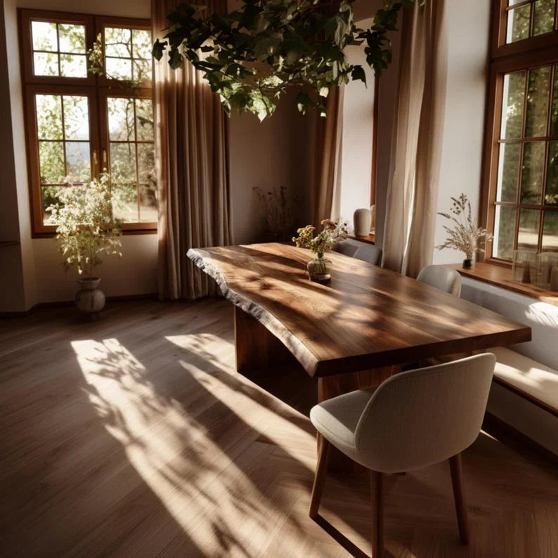 The Farmhouse Sheesham Dining Table | Solid Wood