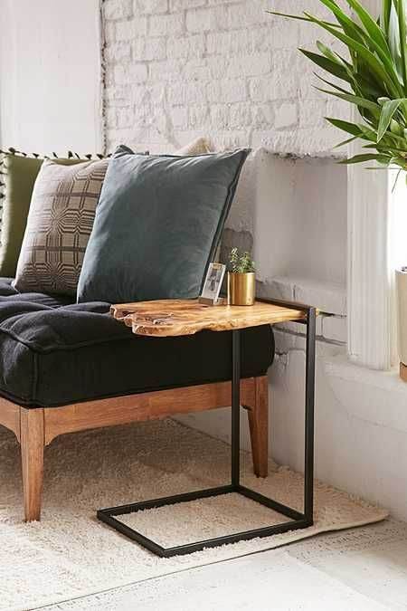 The Edge Side Table | Live Edge Sheesham