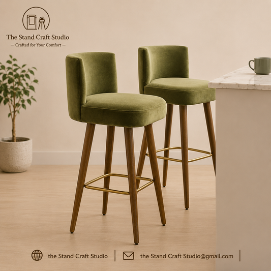 The Mid-Century Modern Bar Stool | Tapered Legs