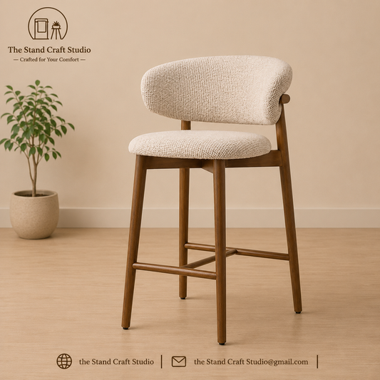 The Curved-Back Bar Stool | Modern Kitchen Seating