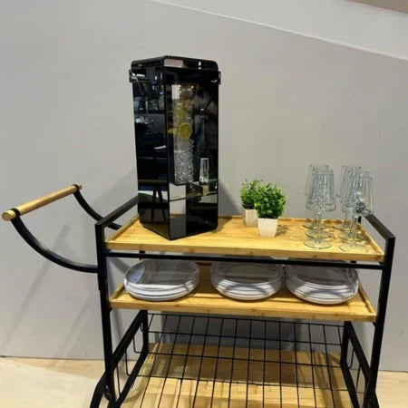 The Metal-Frame Serving Trolley | Display & Serve