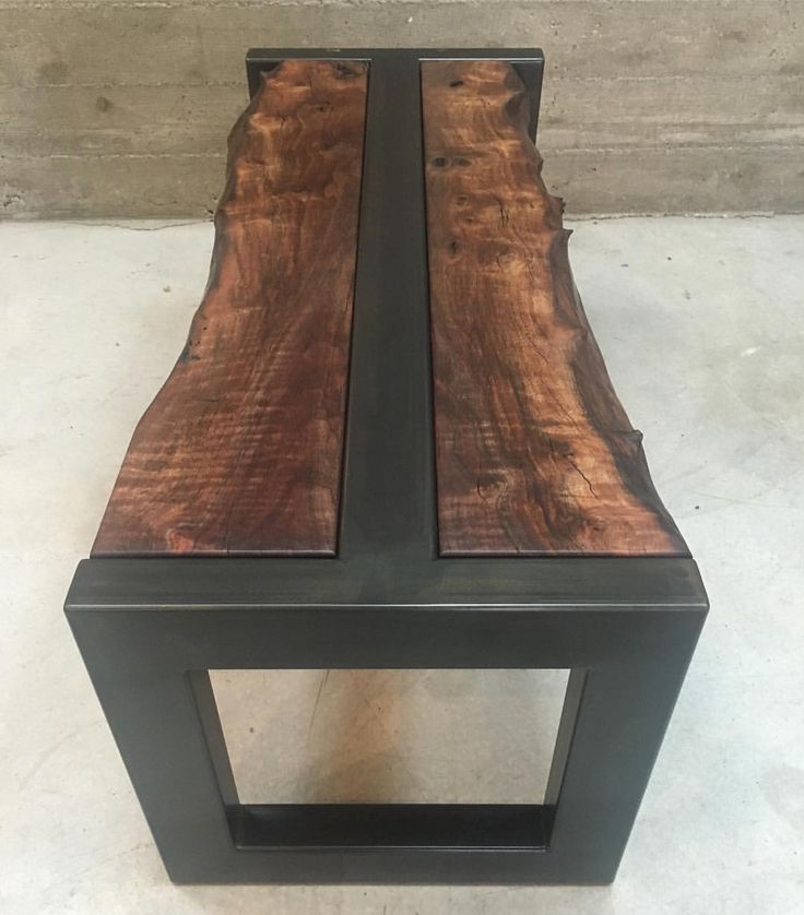 The Grain Live Edge Table | Sheesham in Brown or Black