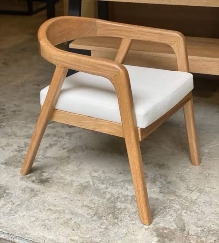 The Minimalist Rattan-Seat Chair | Handcrafted Solid Wood