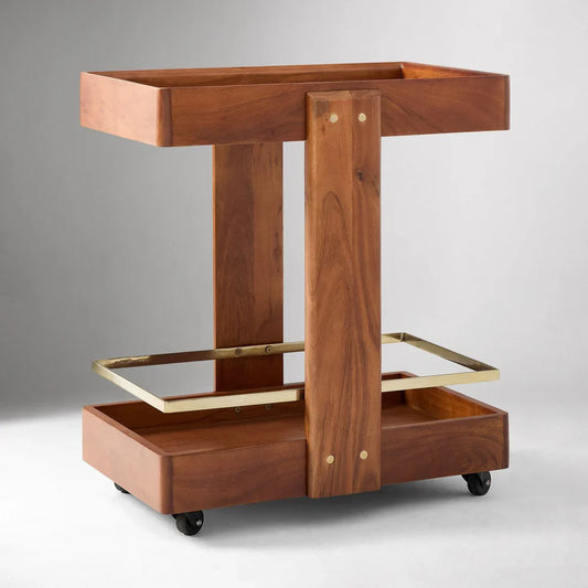 The Craft Cart | Two-Tier Wooden Storage