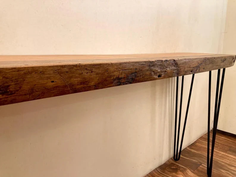 The Gallery Sofa Table | Handmade Live Edge Wood