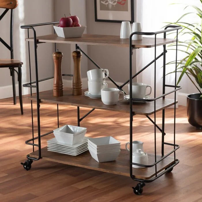 The Industrial Serving Cart | Kitchen & Bar