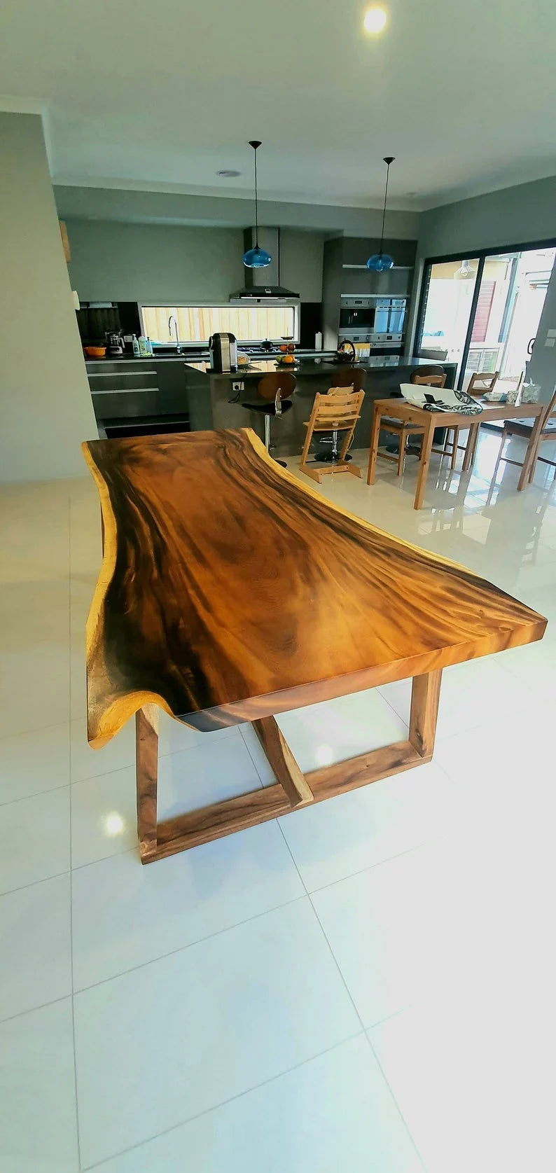 The Bespoke Live Edge Table | Solid Sheesham Wood