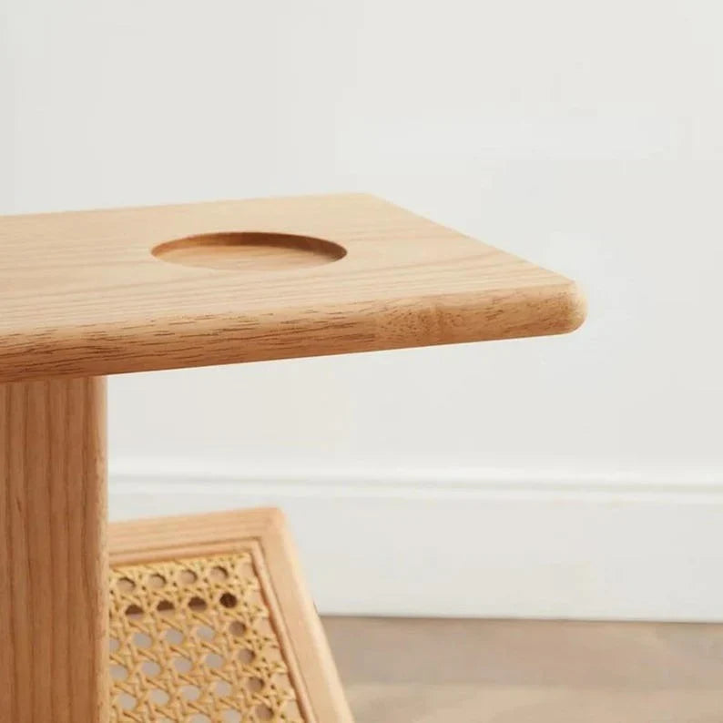 The Library Magazine Rack Side Table | Handcrafted Wood
