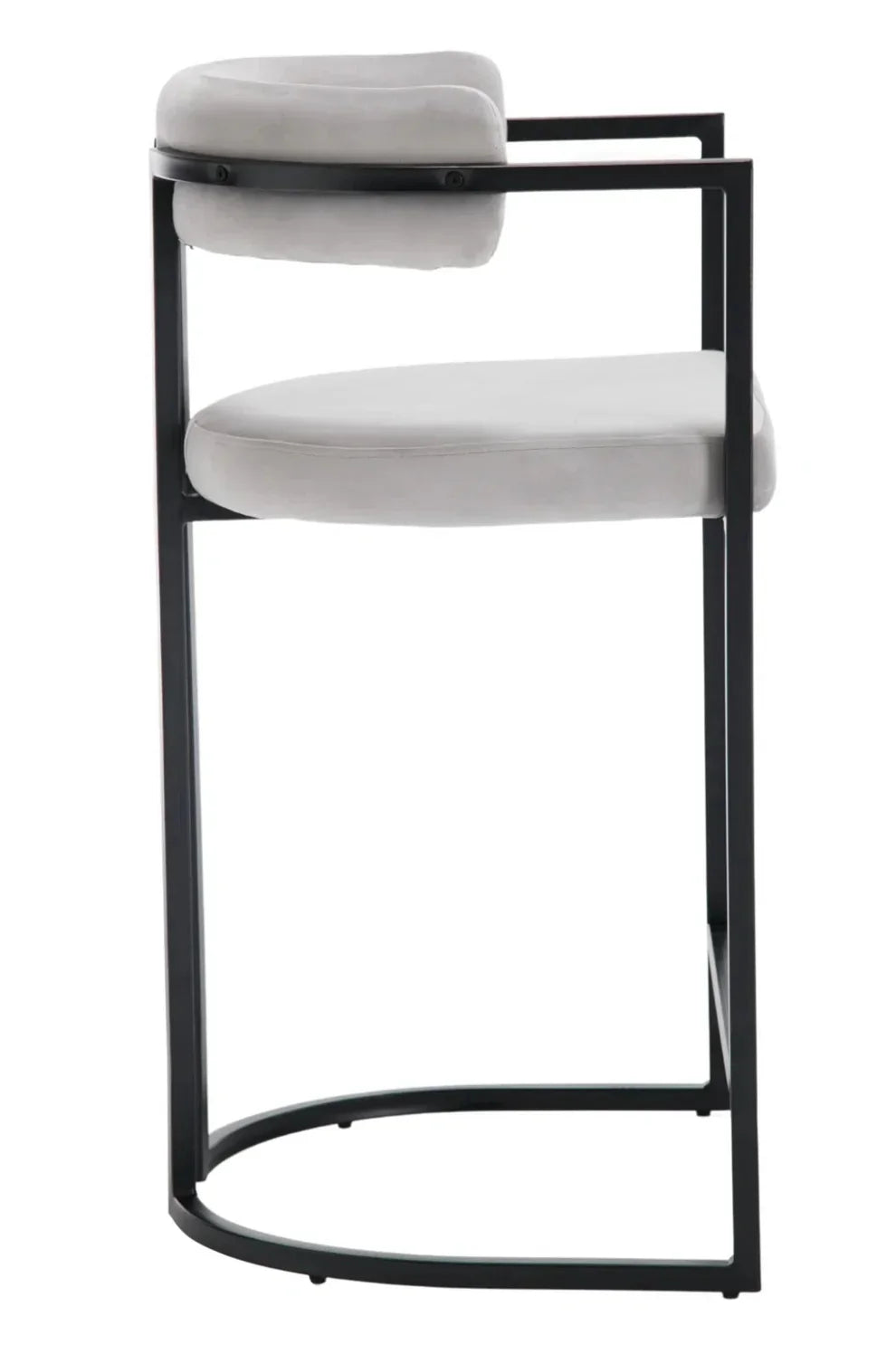The Industrial Metal-Frame Bar Chair