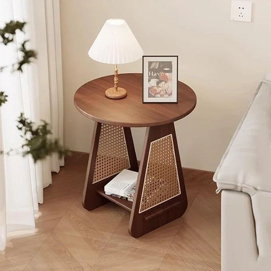 The Double-Layer Solid Wood Coffee Table | Easy-Clean Finish