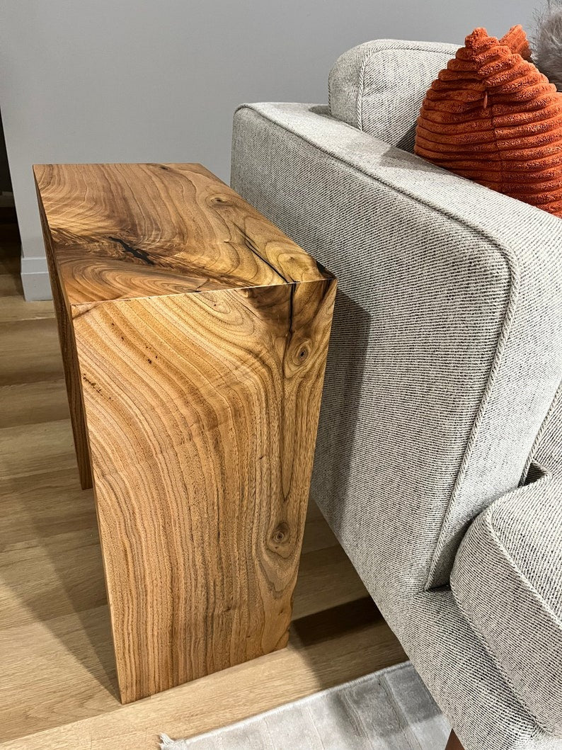 The Minimalist Waterfall End Table | Sheesham
