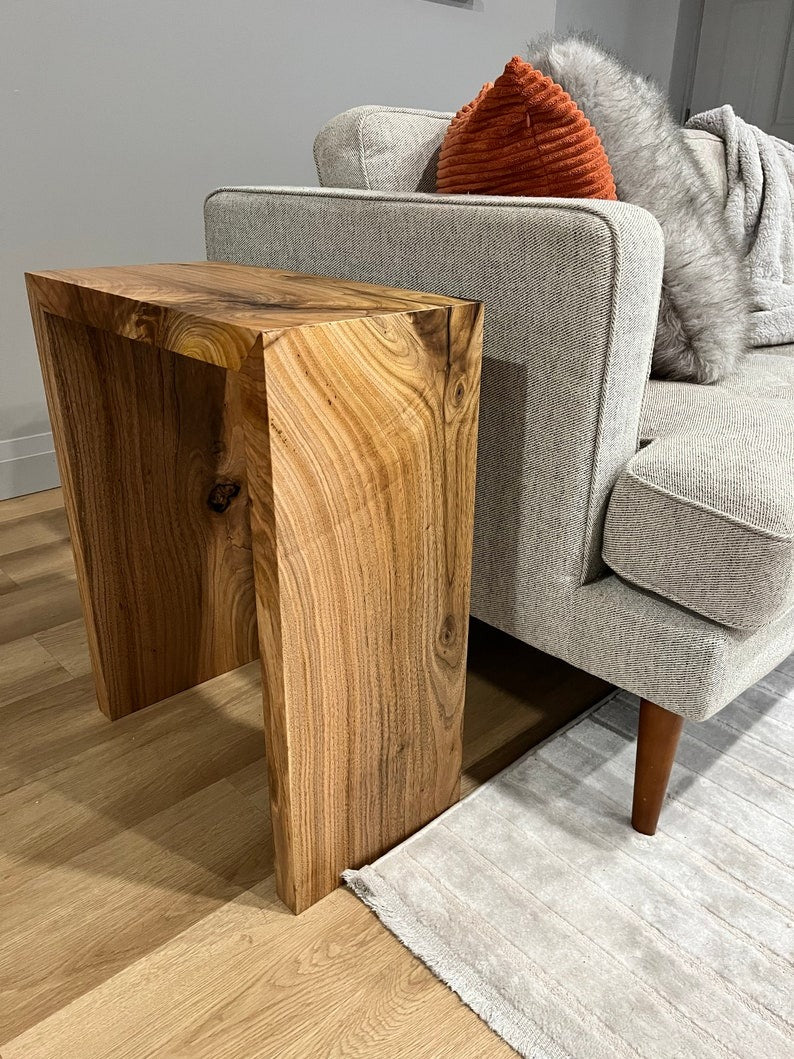 The Minimalist Waterfall End Table | Sheesham