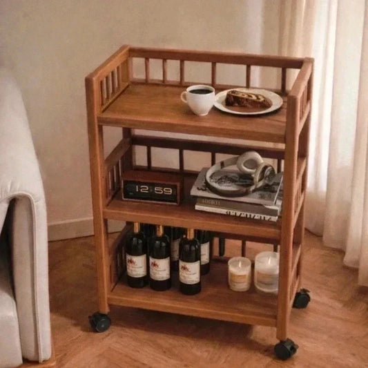 The Bamboo Multi-Tier Serving Cart | Sustainable Storage