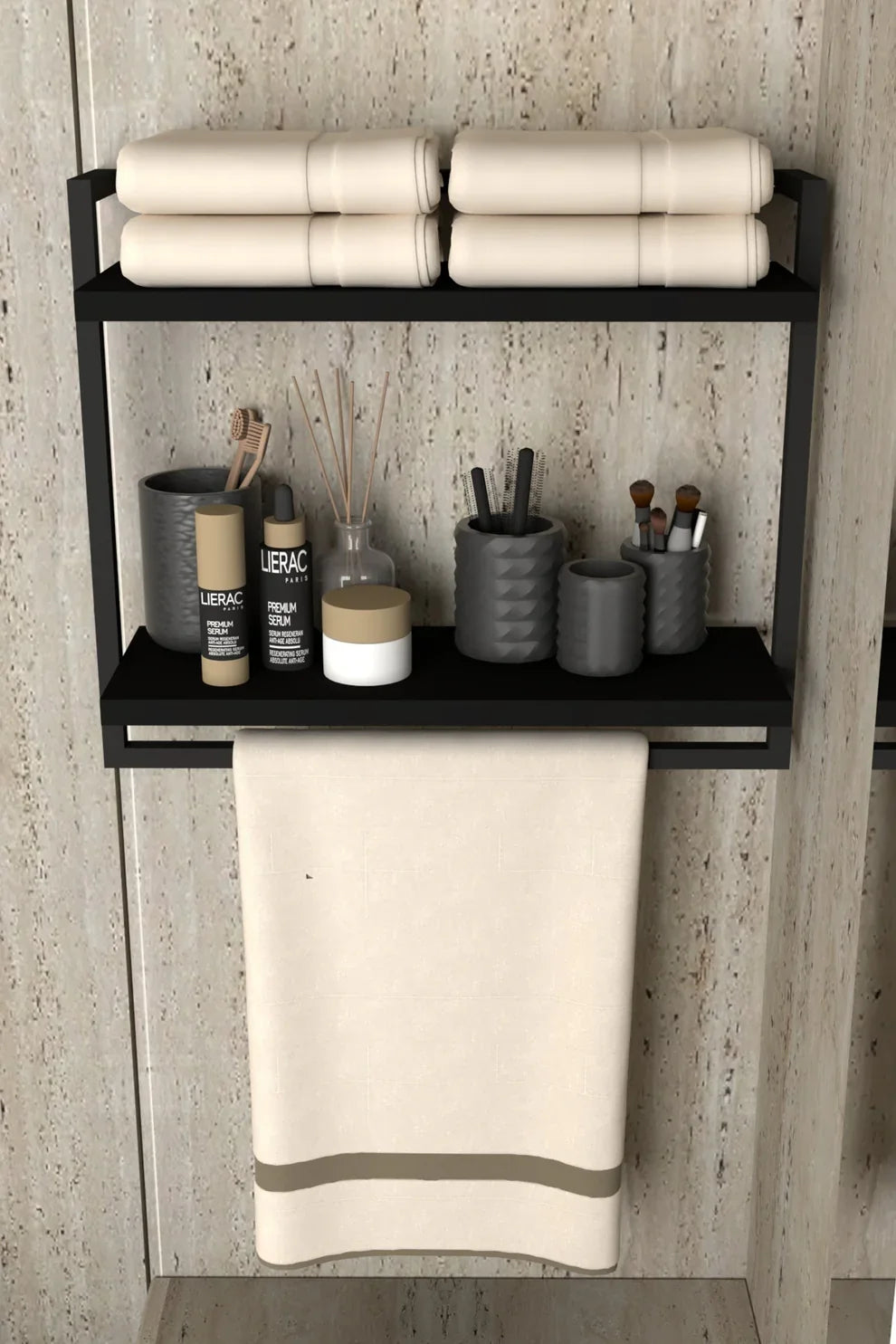 The Wide-Spacing Multi-Purpose Shelf | Black or Brown