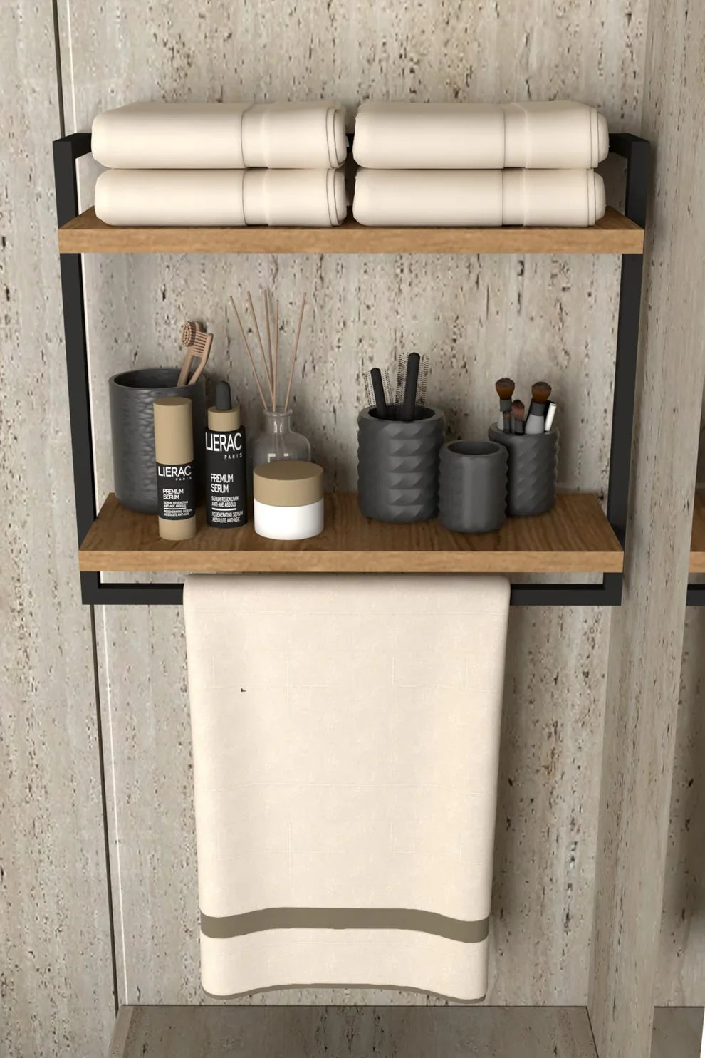 The Wide-Spacing Multi-Purpose Shelf | Black or Brown