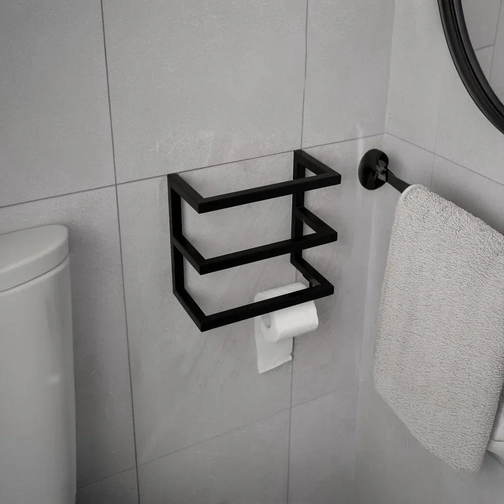 The Metal Bathroom Shelf | With Toilet Paper Holder