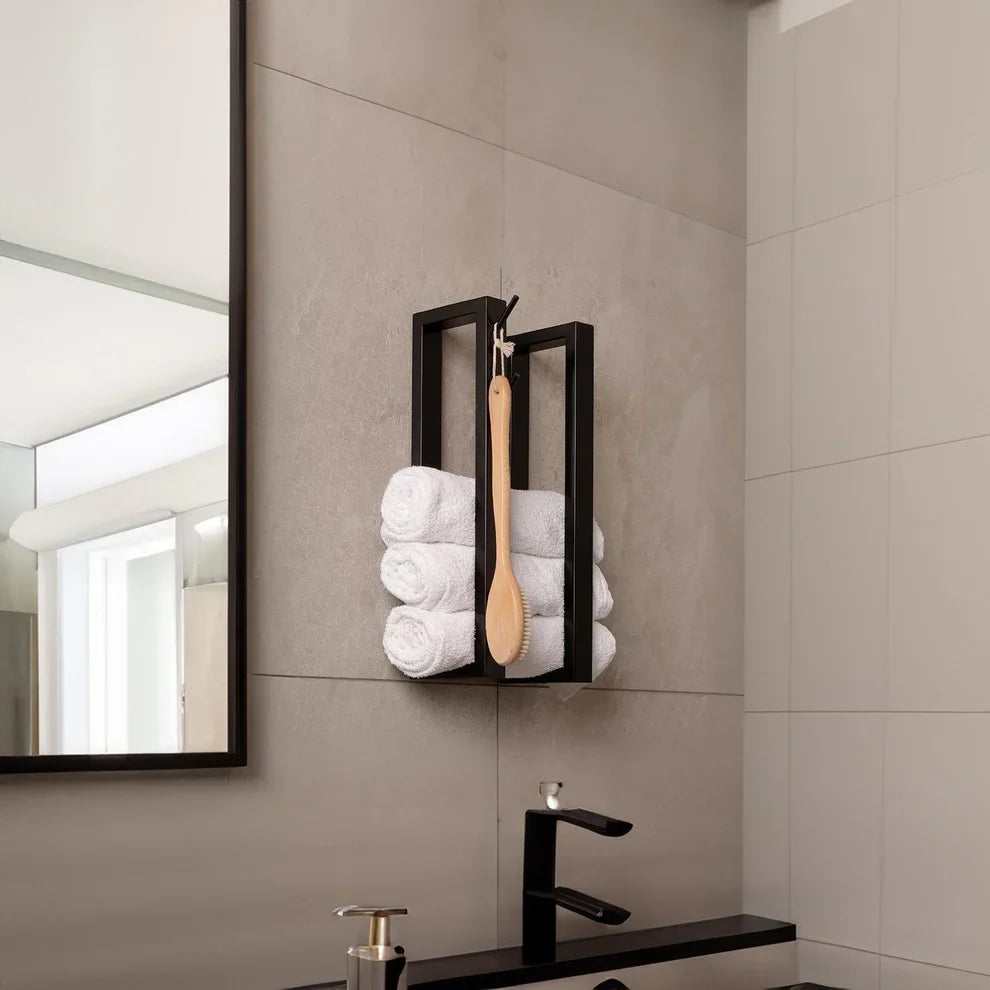 The Wall Towel & Blanket Holder | Black