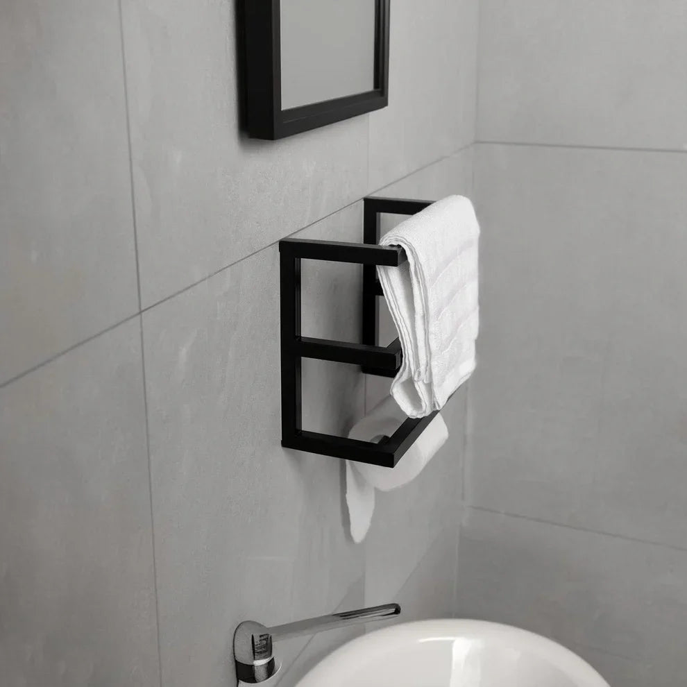The Metal Bathroom Shelf | With Toilet Paper Holder