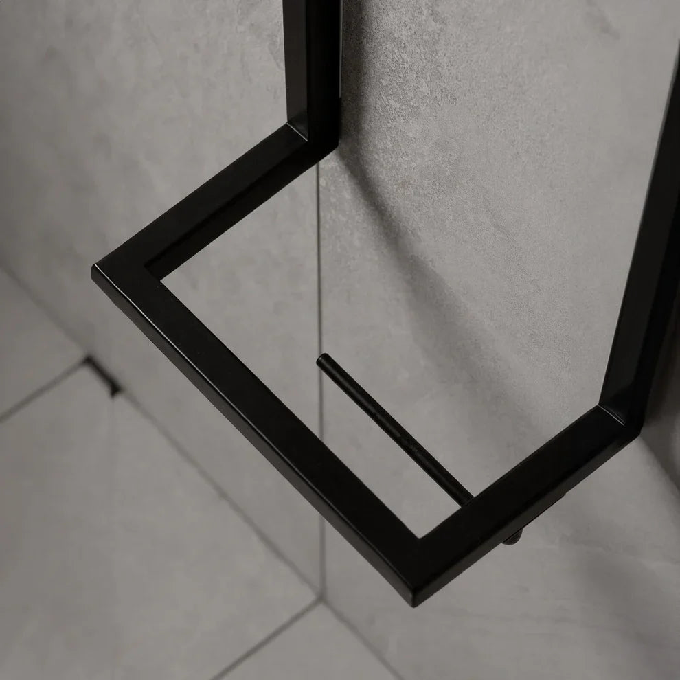 The Dual Roll & Hand Towel Holder | Black