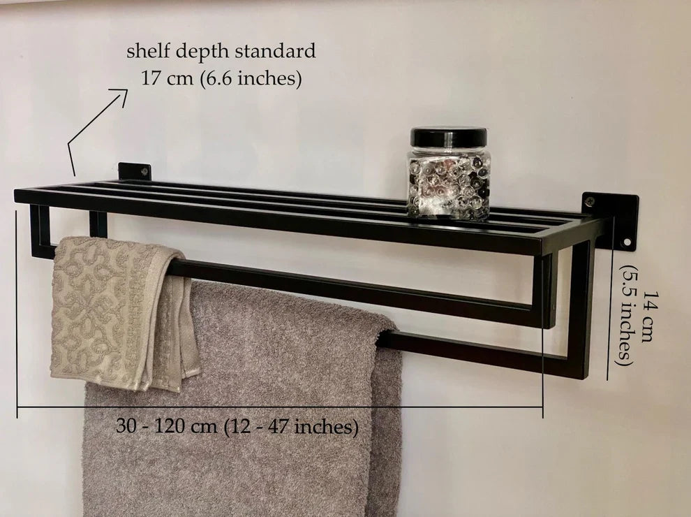 The Metal Wall-Mounted Towel Rack | Bathroom