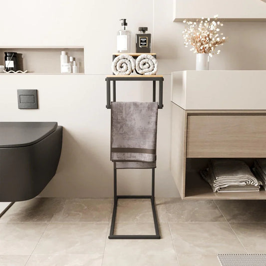 The Industrial Towel Holder | Matte Black