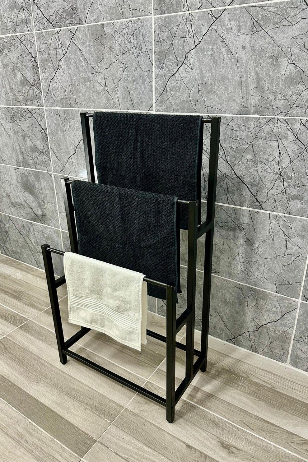 The Three-Tier Metal Drying Stand | Bathroom
