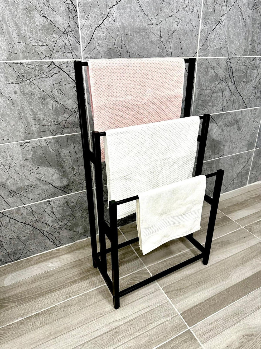 The Three-Tier Metal Drying Stand | Bathroom