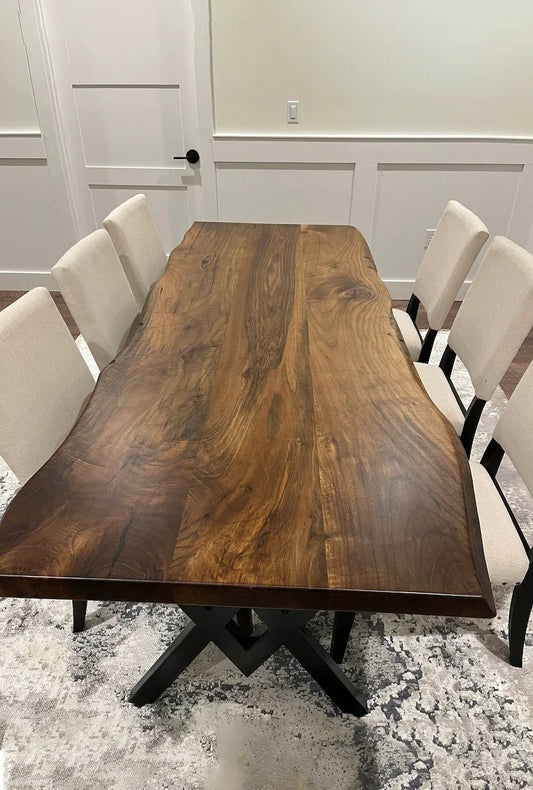 The Grand Rustic Dining Table | Solid Sheesham