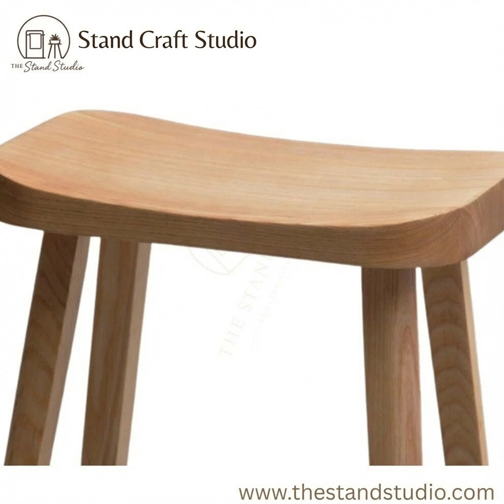 The Minimalist Wooden Bar Stool | Kitchen & Bar